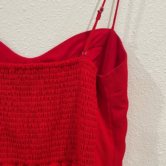 Abercrombie & Fitch Red Sweetheart Mini Valentine’s Day Dress Size Large - Picture 5 of 6